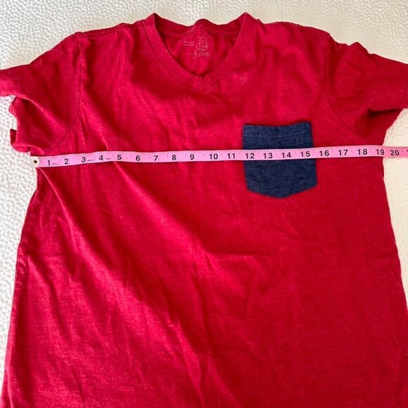 Blue Crown Men’s Short Sleeve Tee Shirt Red SZ M - Picture 7 of 9
